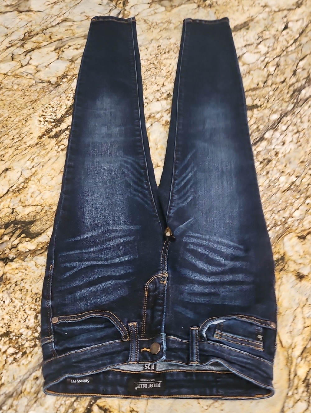 Judy Blue Indigo Stretch Jeans. Size1/25 Inseam 27" Rise 6.5"
